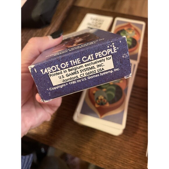 Tarot Of The Cat People 1985 Full Deck W/Instructions Karen Kuykendall Belgium - Picture 5 of 10
